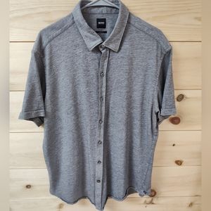 Hugo Boss Sharp Fit Gray Shirt Size XXL
